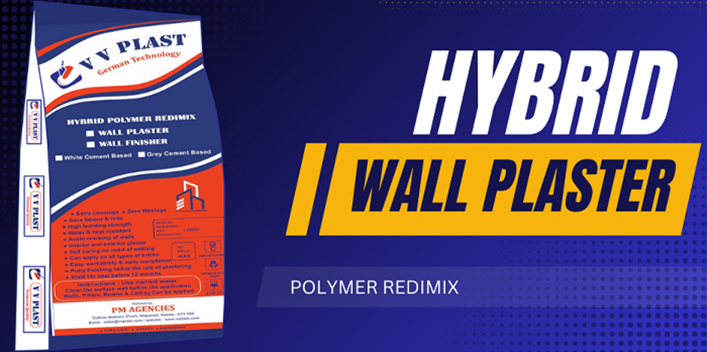 Hybrid Wall Plaster